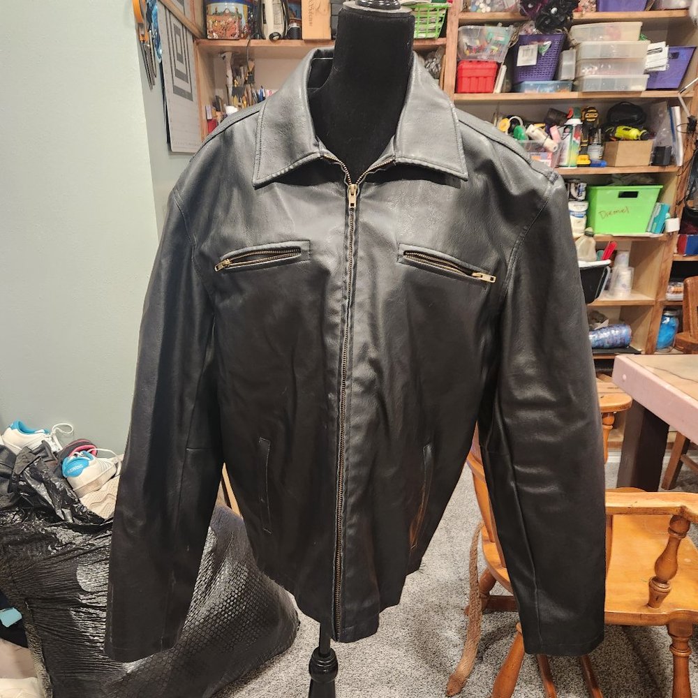 Vintage Arizona Jean Company Faux Leather Jacket